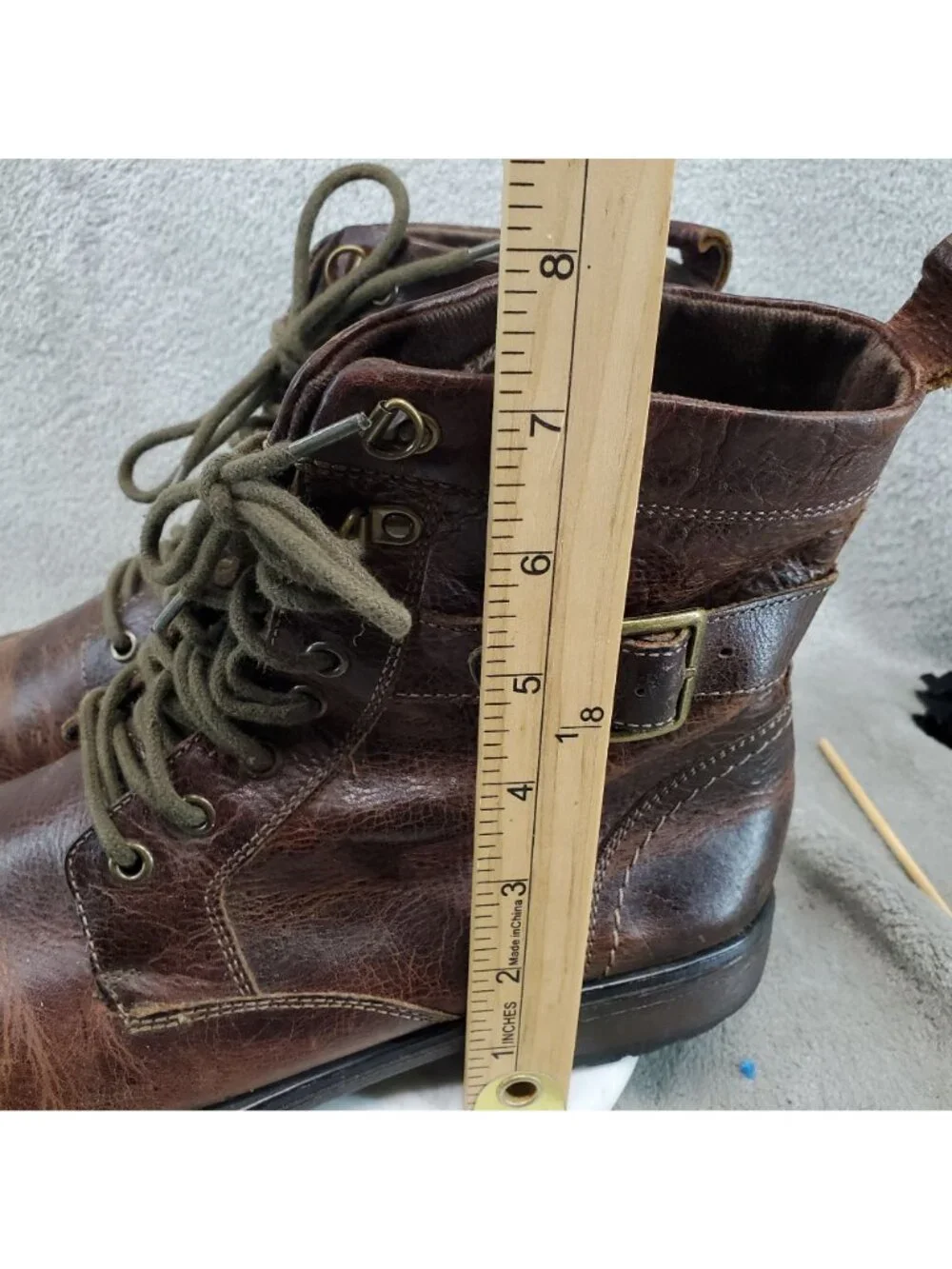 Aston Gray Shoes Mens Size 11 Rockcastle 2 Brown Leather Boots *Read*